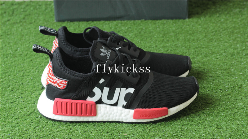 Real Boost Adidas NMD R1 PK Supreme Black